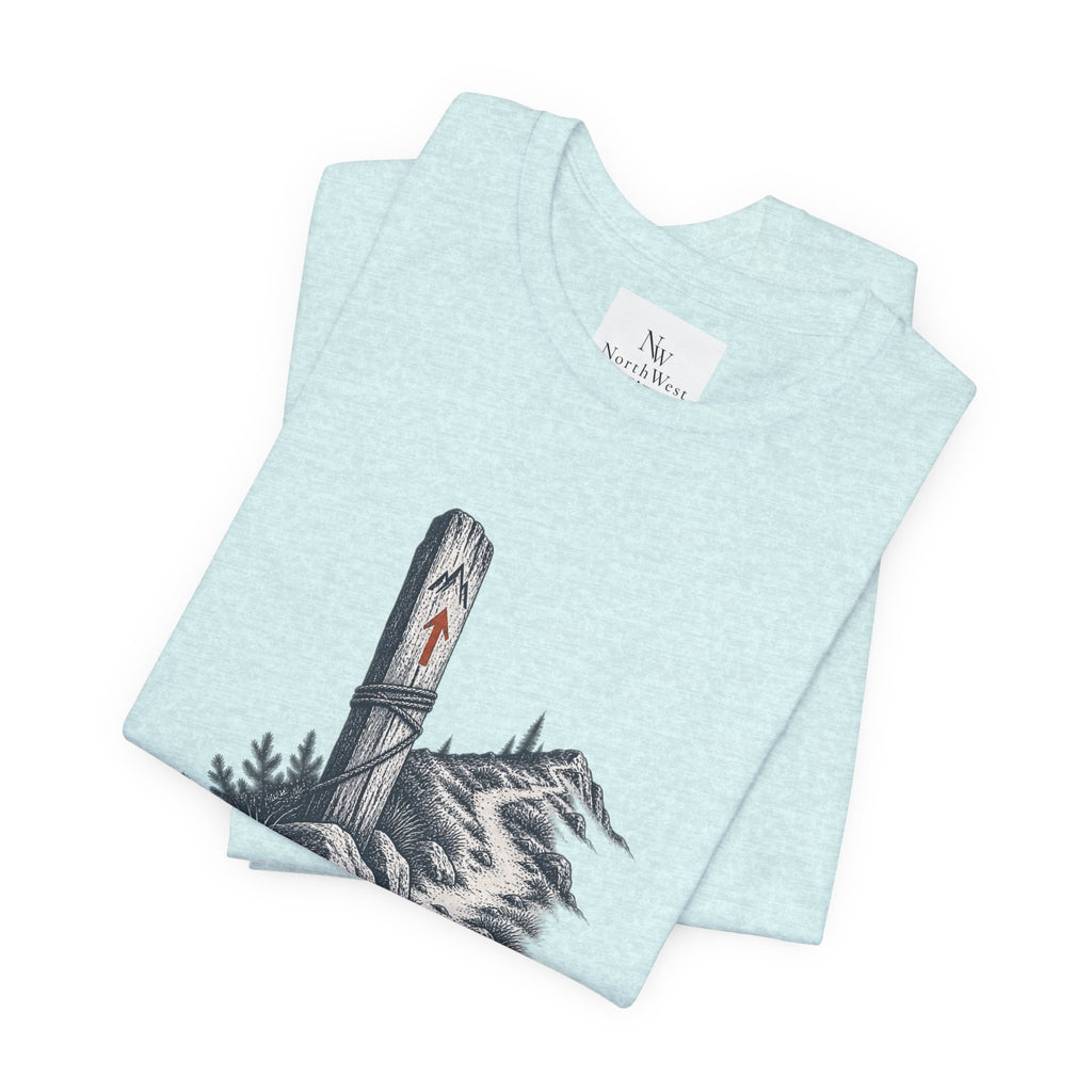 Take The Long Way T‑Shirt — Scenic Hiking Adventure Tee ("Take the Long Way" / "The Long Way Home")