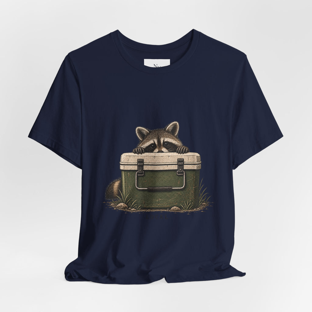 Local Wildlife Raccoon Camping Tee