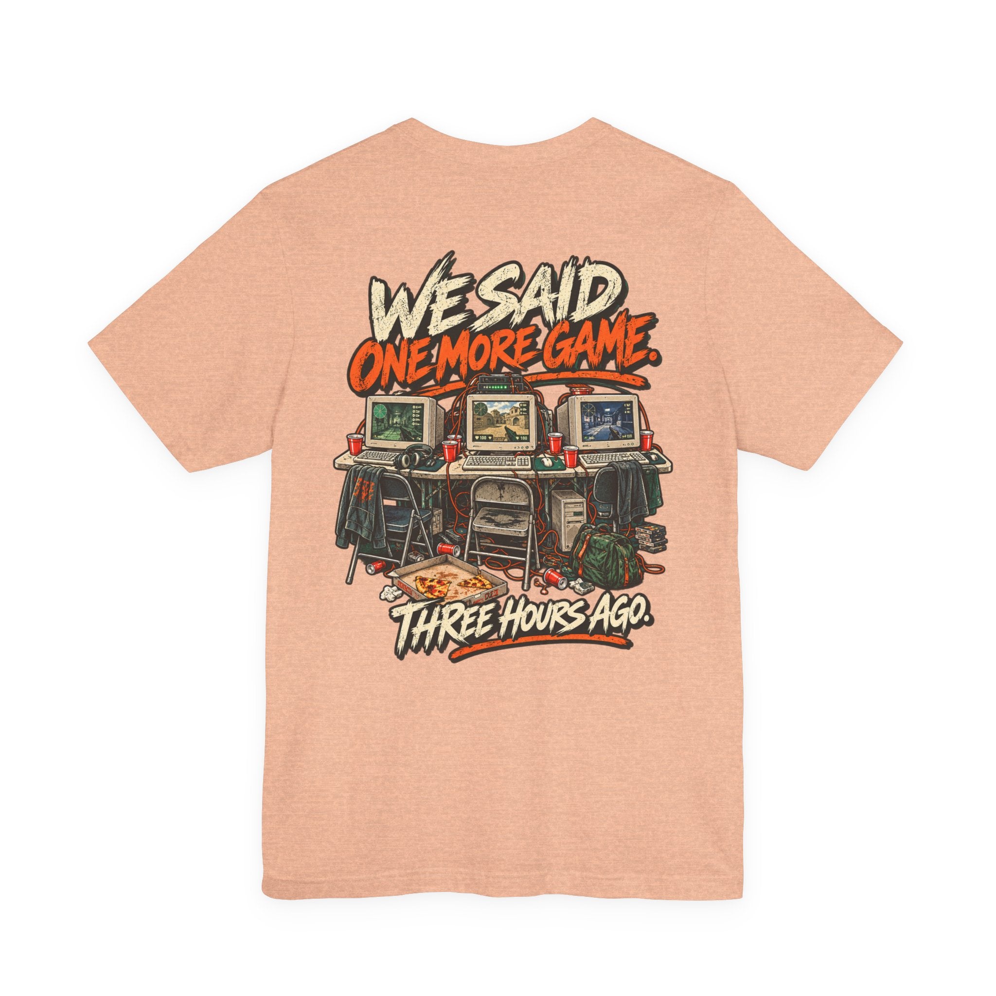 Gaming Tee — "One More Game" Retro LAN Party T-Shirt