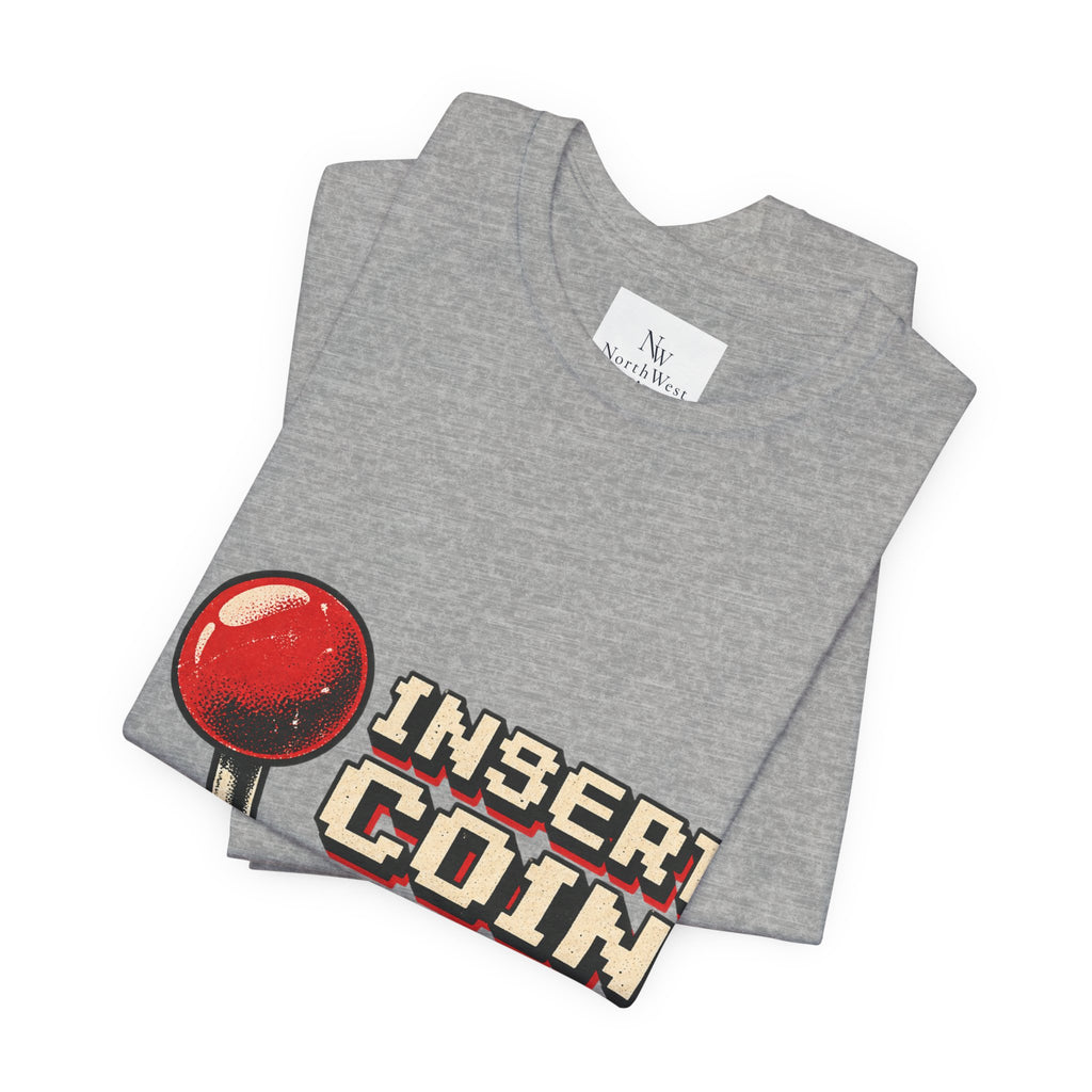 Insert Coin Arcade T‑Shirt — "One More Game" Retro Gaming Tee