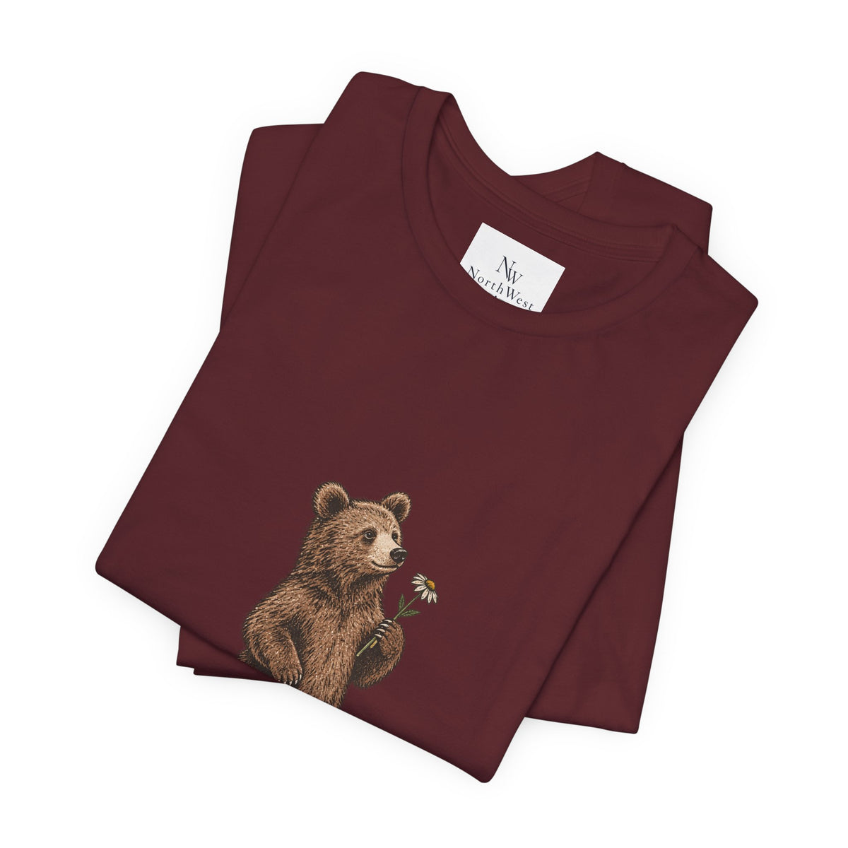 Little Wild One Bear Tee — Born A Little Wild Graphic T-Shirt