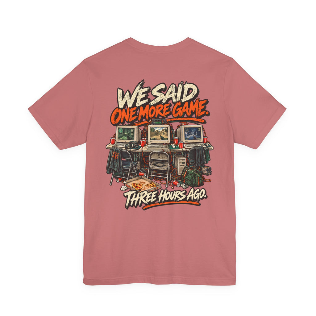 Gaming Tee — "One More Game" Retro LAN Party T-Shirt