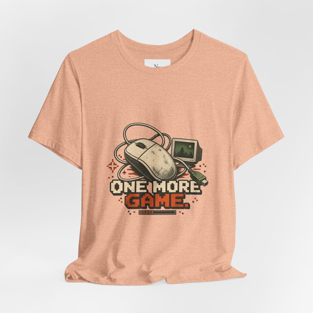 Gaming Tee — "One More Game" Retro LAN Party T-Shirt