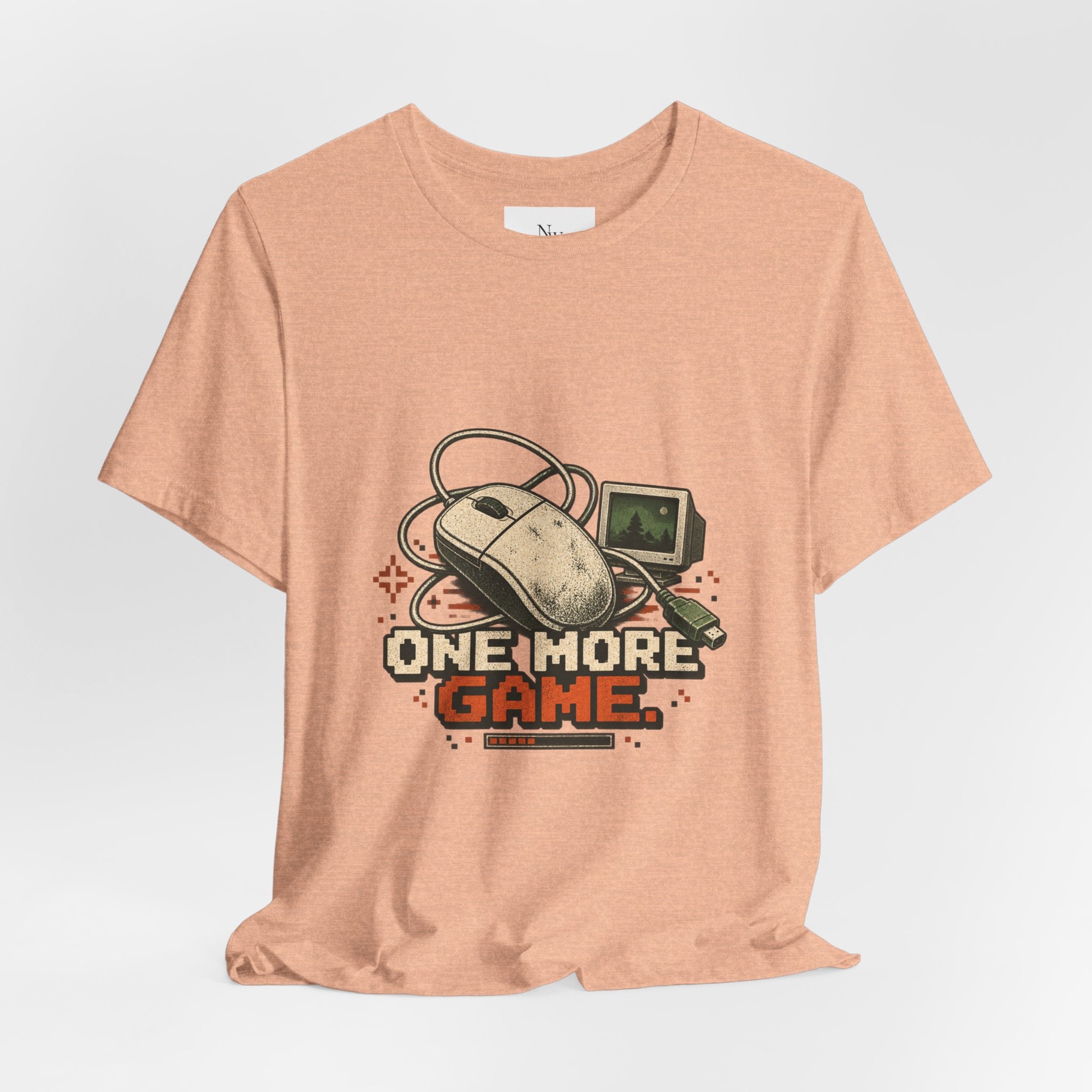 Gaming Tee — "One More Game" Retro LAN Party T-Shirt