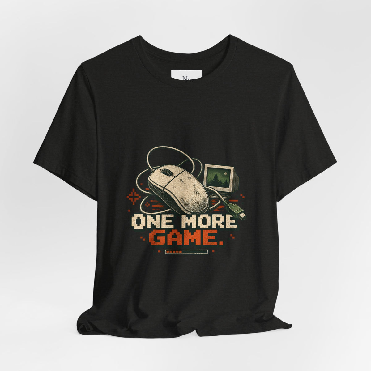 Gaming Tee — "One More Game" Retro LAN Party T-Shirt
