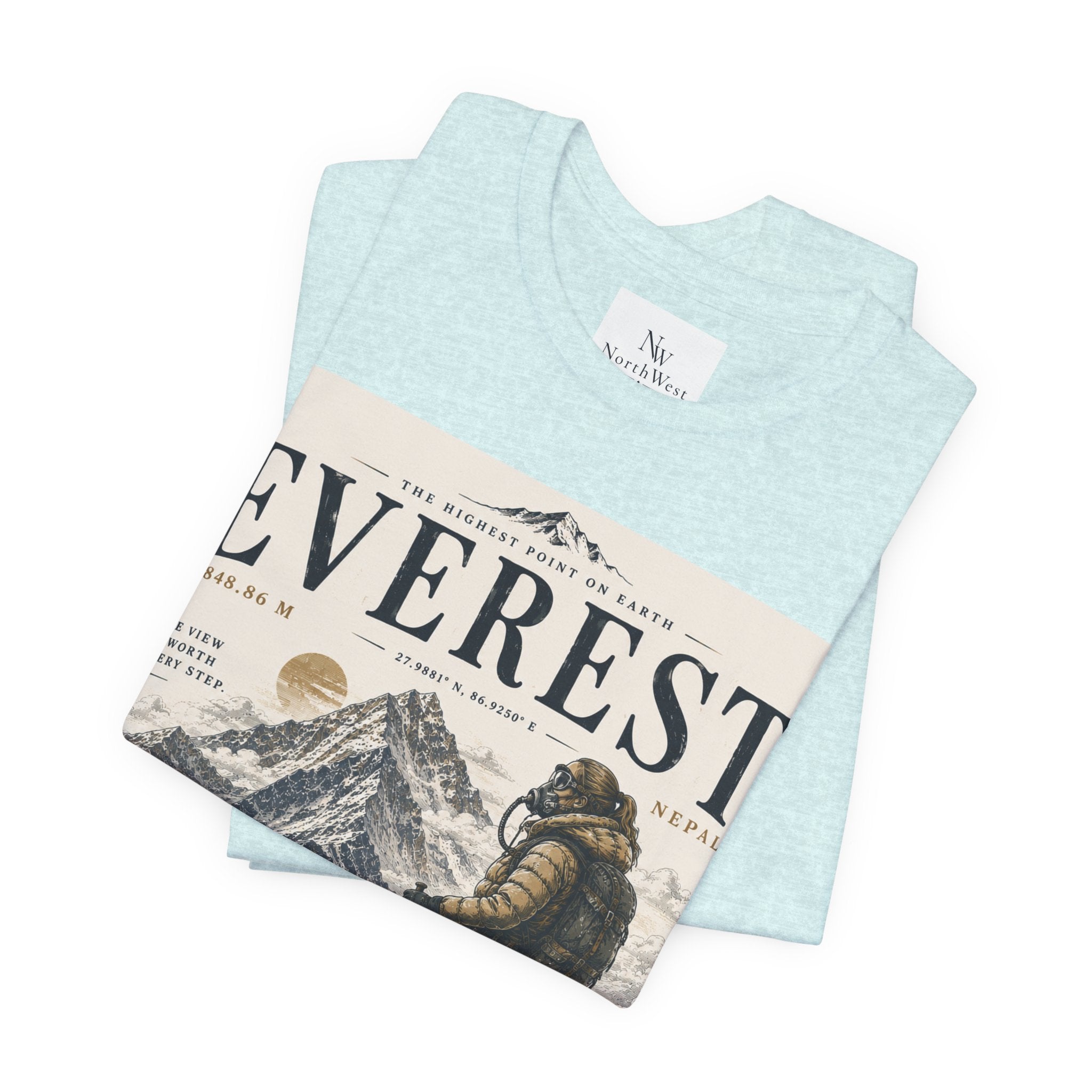 Everest Adventure Tee — Mountain Climber Vintage Graphic T‑Shirt