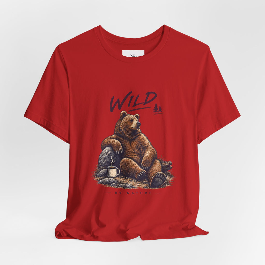 Wild at Heart Bear T-Shirt — Outdoor Nature Graphic Tee