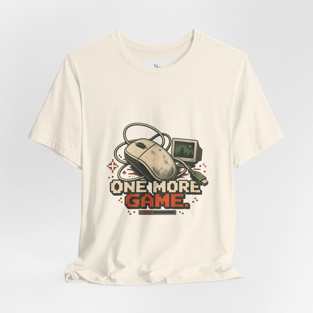 Gaming Tee — "One More Game" Retro LAN Party T-Shirt