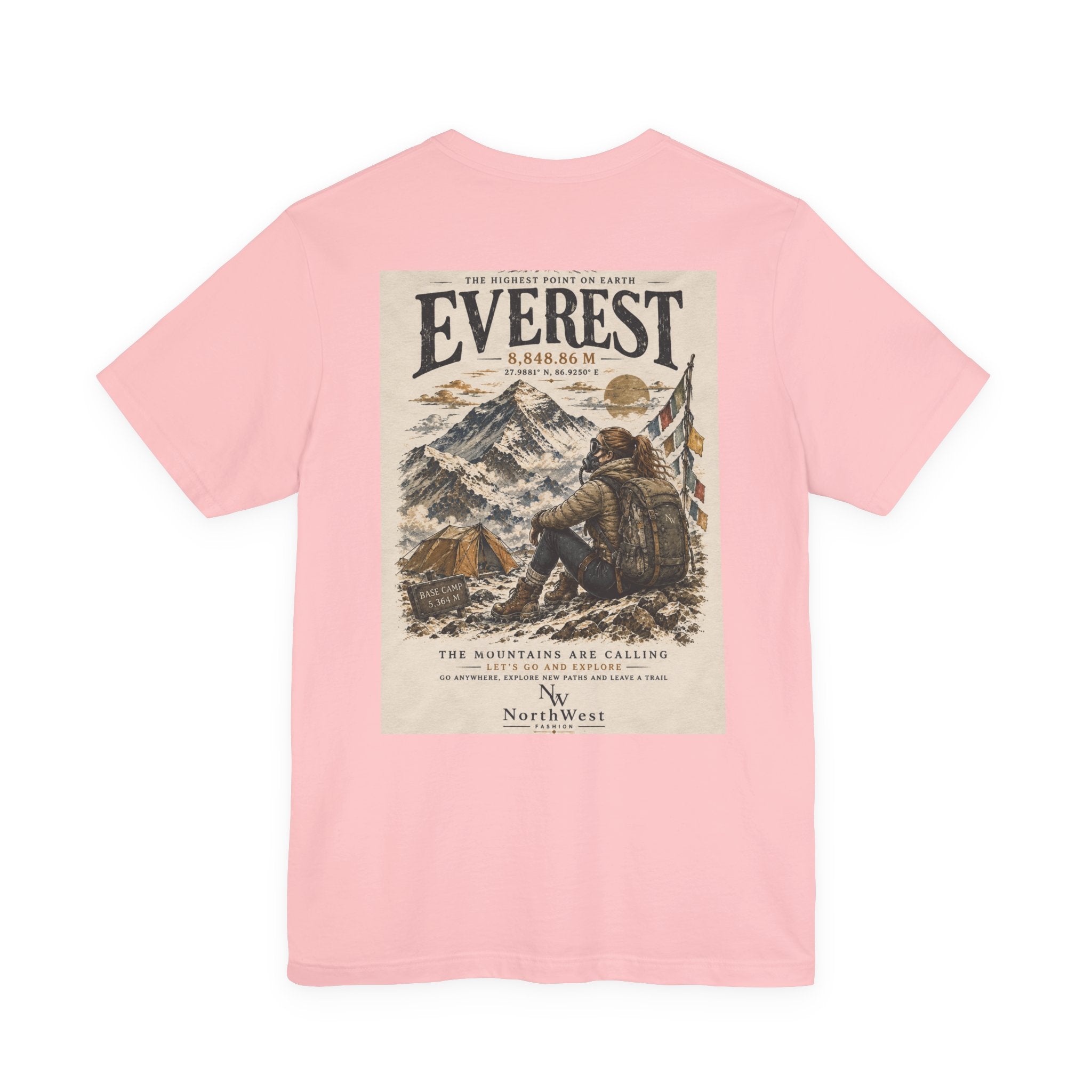 Everest Adventure Tee — Mountain Climber Vintage Graphic T‑Shirt