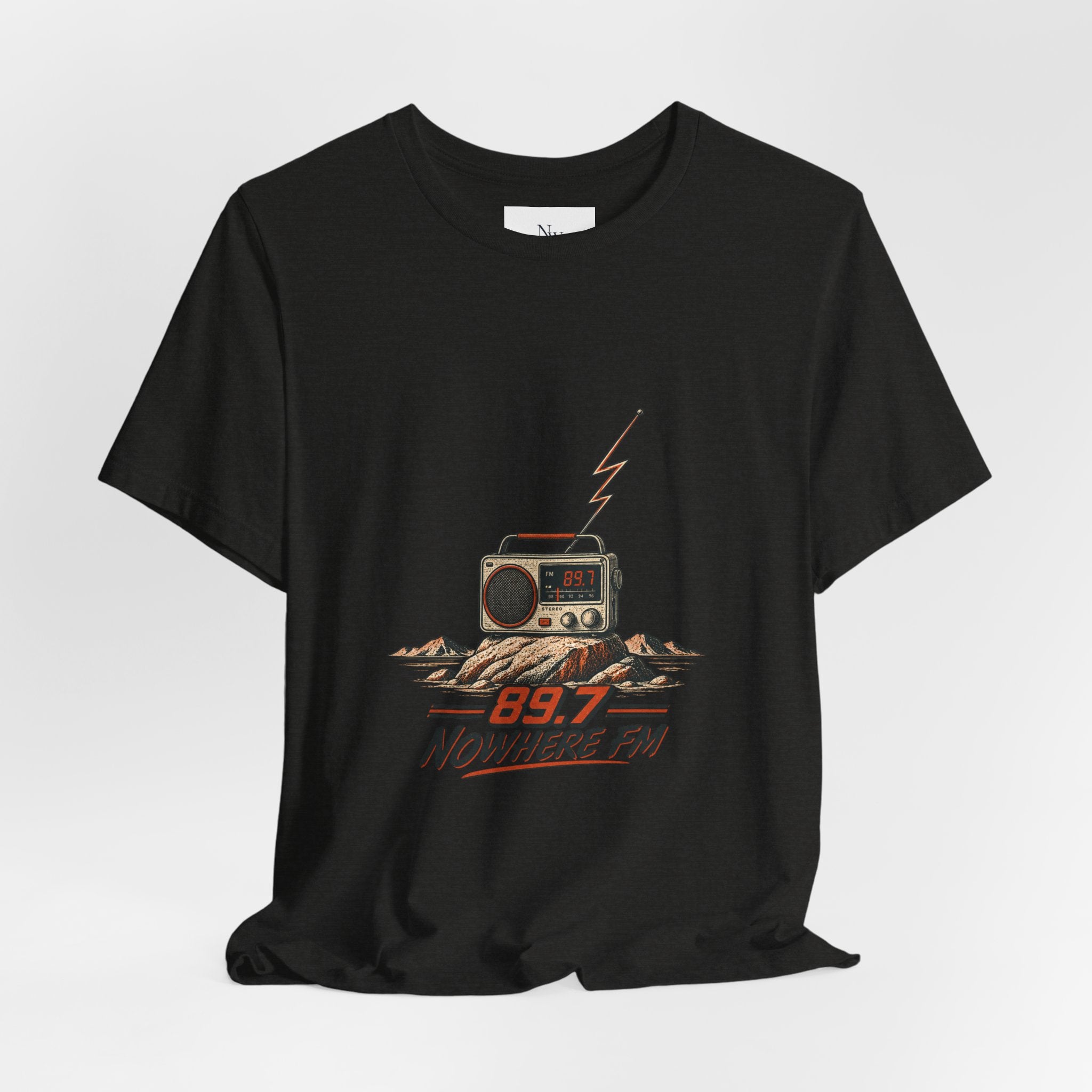 Desert Radio Tee — '89.7 Nowhere FM' Vintage Desert Radio Graphic T-Shirt
