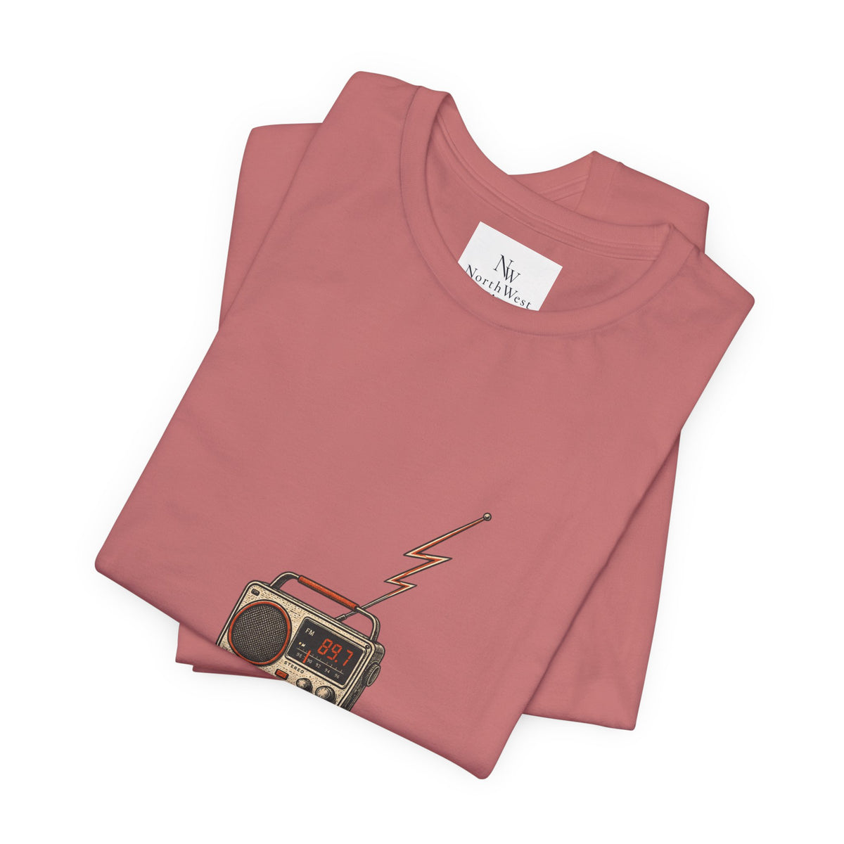 Desert Radio Tee — '89.7 Nowhere FM' Vintage Desert Radio Graphic T-Shirt