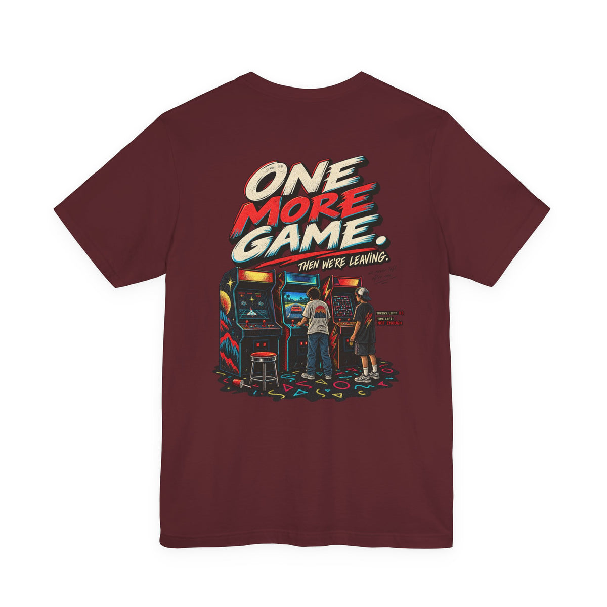 Insert Coin Arcade T‑Shirt — "One More Game" Retro Gaming Tee
