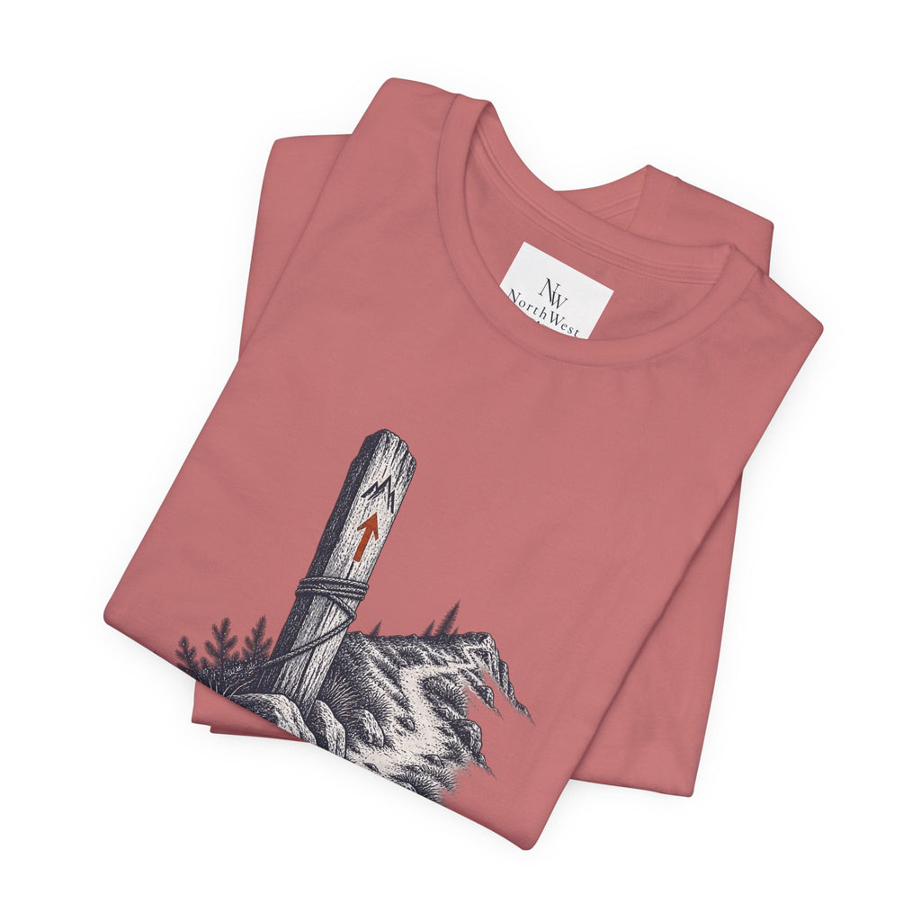 Take The Long Way T‑Shirt — Scenic Hiking Adventure Tee ("Take the Long Way" / "The Long Way Home")