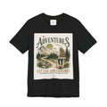 Adventures Hiking T-Shirt — "Let's Go and Explore" Vintage Outdoor Graphic Tee