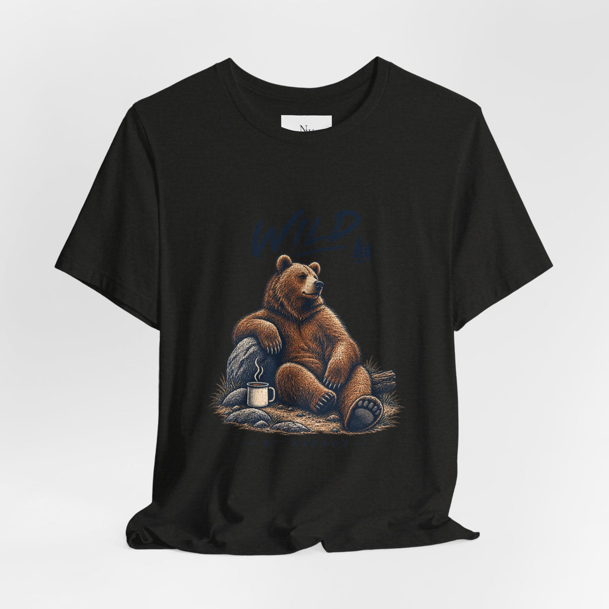 Wild at Heart Bear T-Shirt — Outdoor Nature Graphic Tee