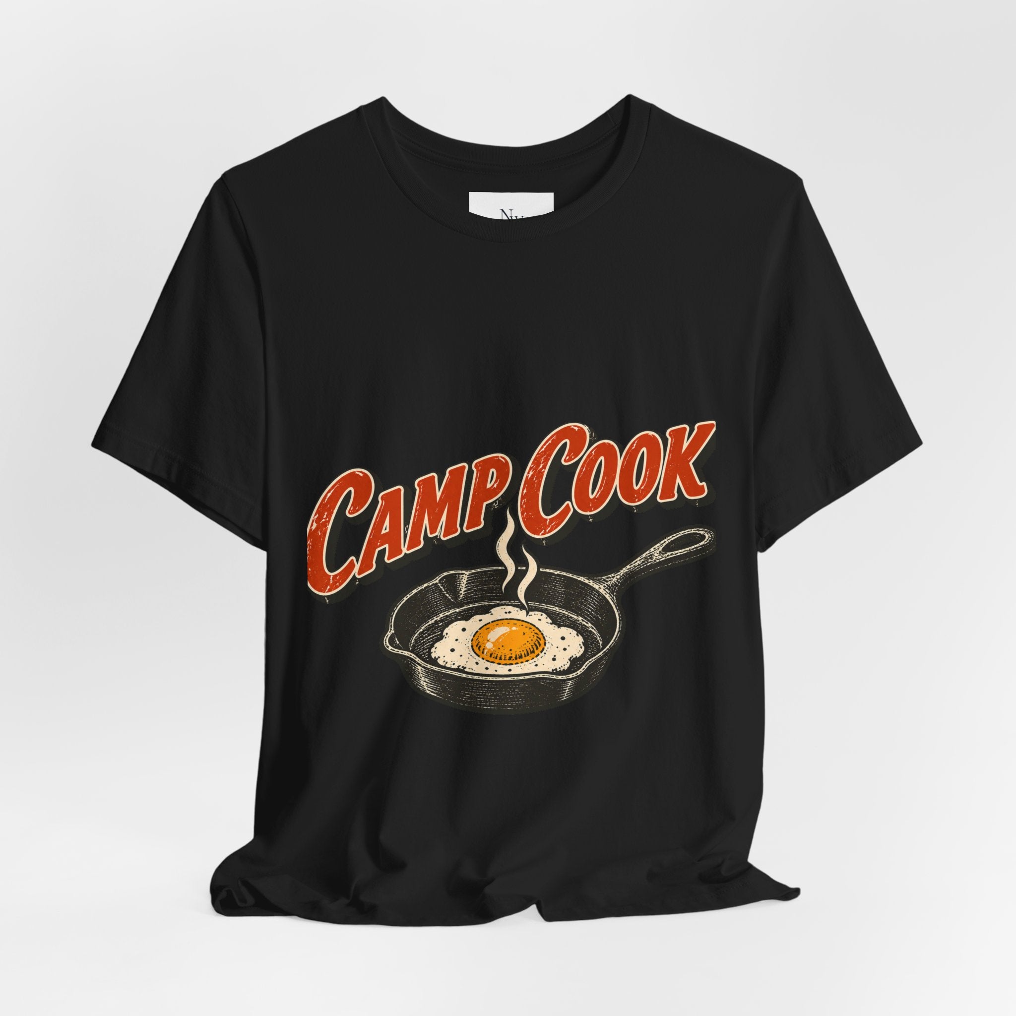 Camp Cook T‑Shirt — “Breakfast Tastes Better Outside” Camping Tee