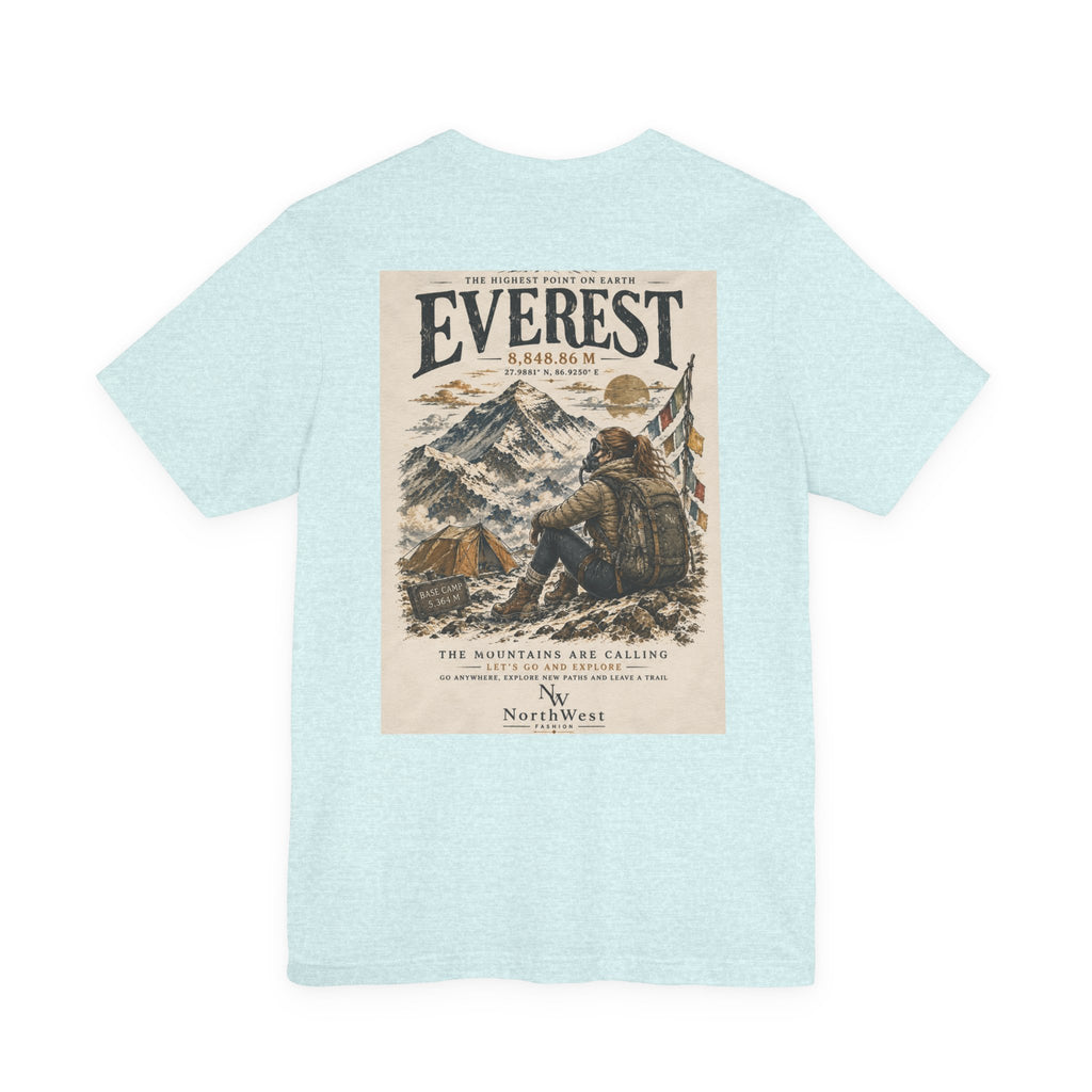 Everest Adventure Tee — Mountain Climber Vintage Graphic T‑Shirt