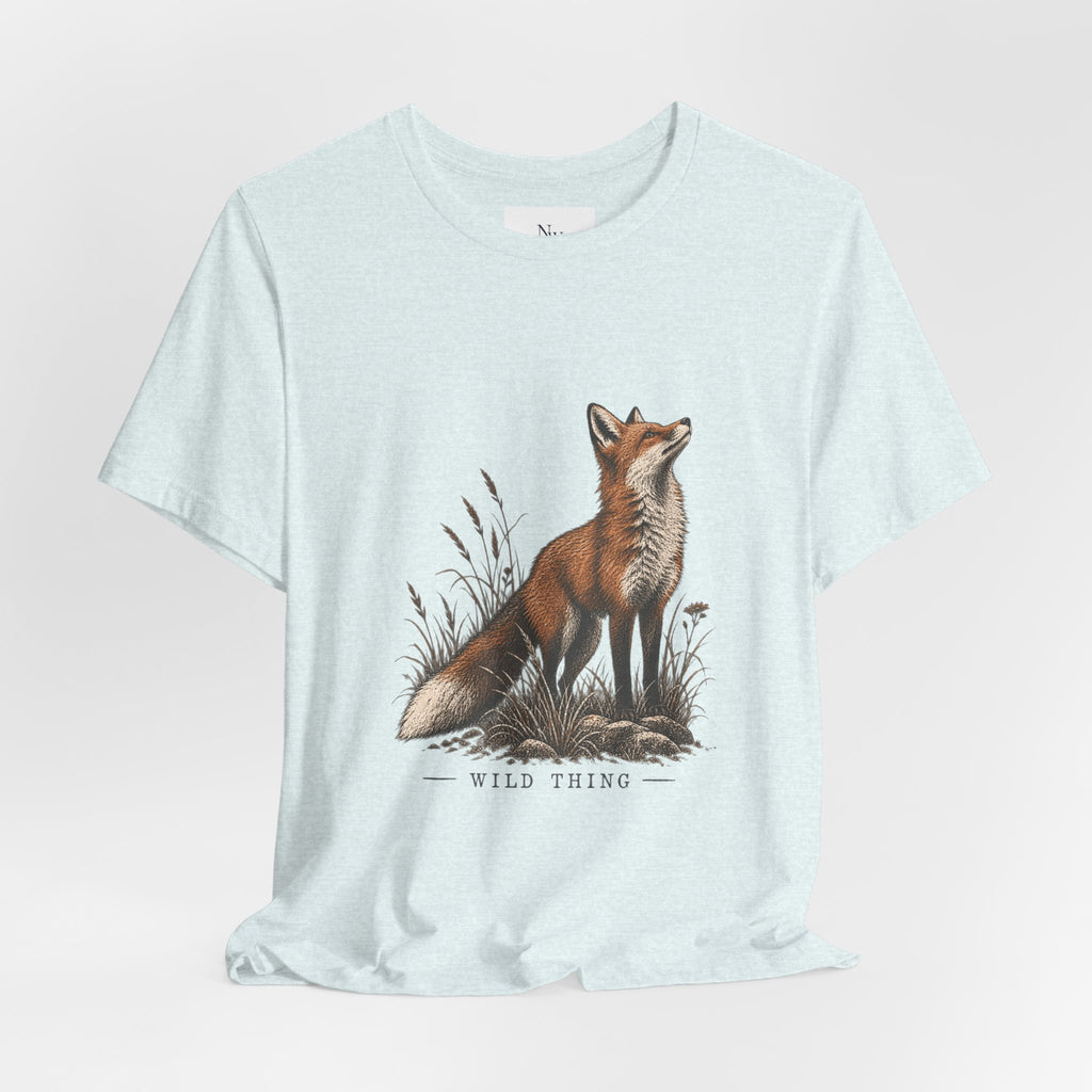 Wild Things Fox Tee — Woodland Nature Graphic T-Shirt