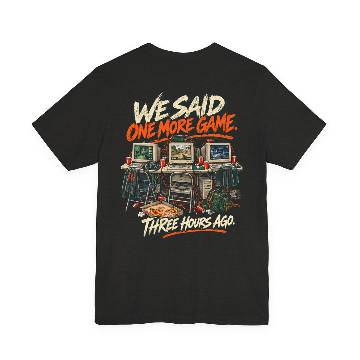 Gaming Tee — "One More Game" Retro LAN Party T-Shirt