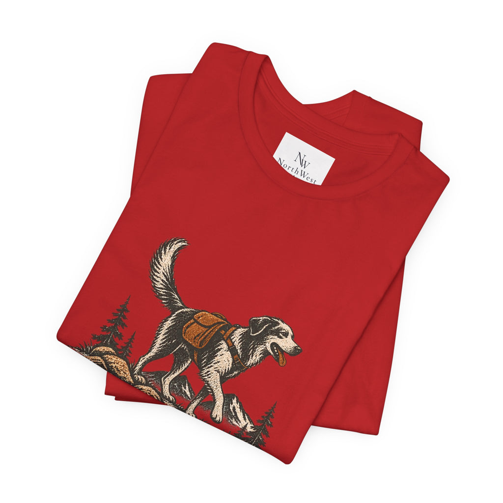 Trail Dog Tee — "Trails Are Better With Dogs" Outdoor Hiking Shirt
