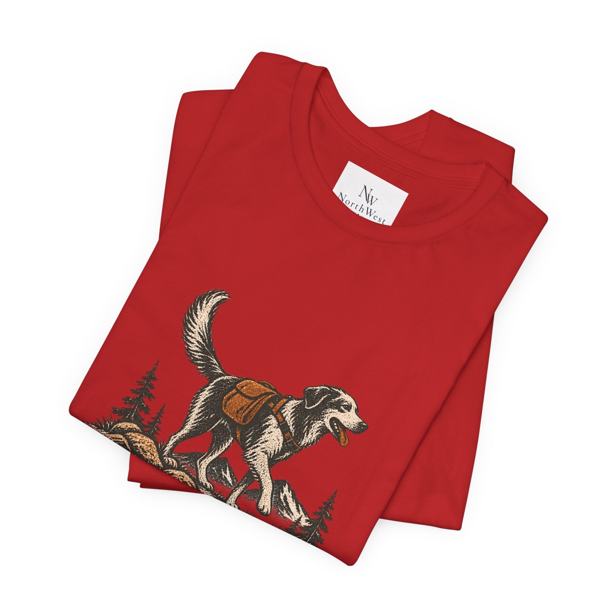 Trail Dog Tee — "Trails Are Better With Dogs" Outdoor Hiking Shirt