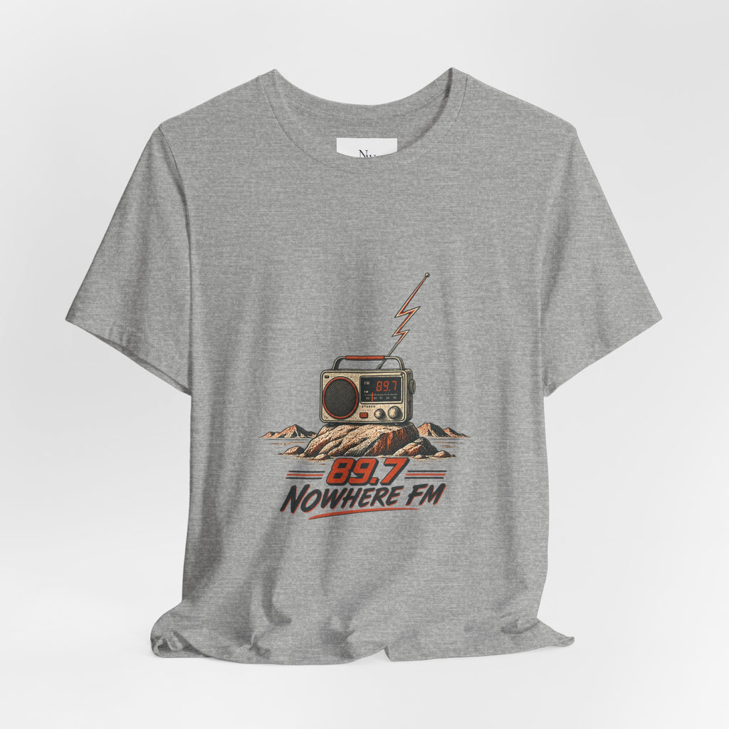 Desert Radio Tee — '89.7 Nowhere FM' Vintage Desert Radio Graphic T-Shirt