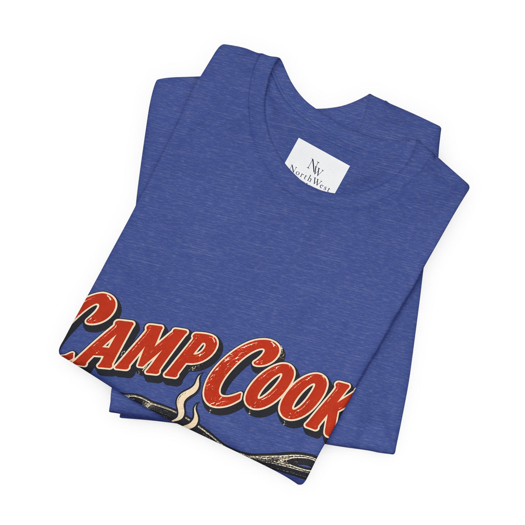 Camp Cook T‑Shirt — “Breakfast Tastes Better Outside” Camping Tee