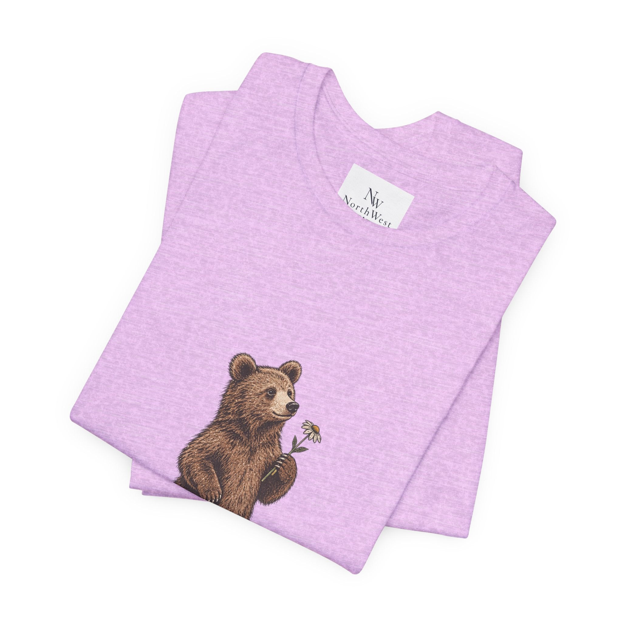 Little Wild One Bear Tee — Born A Little Wild Graphic T-Shirt