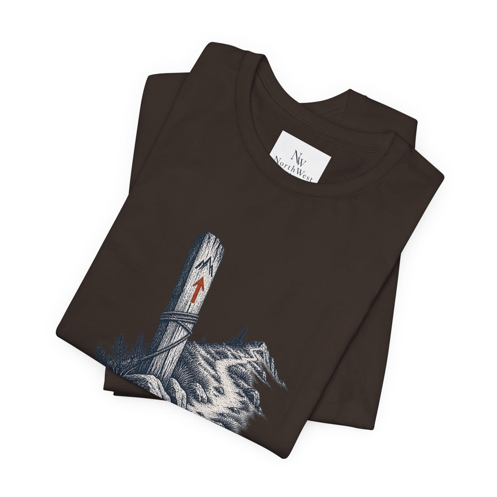 Take The Long Way T‑Shirt — Scenic Hiking Adventure Tee ("Take the Long Way" / "The Long Way Home")