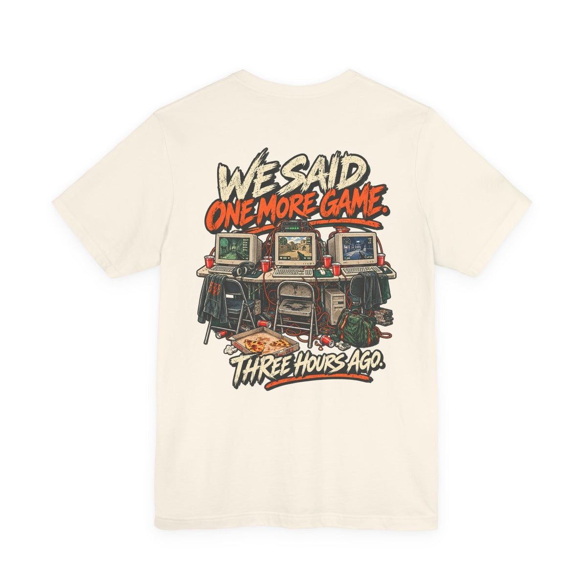 Gaming Tee — "One More Game" Retro LAN Party T-Shirt