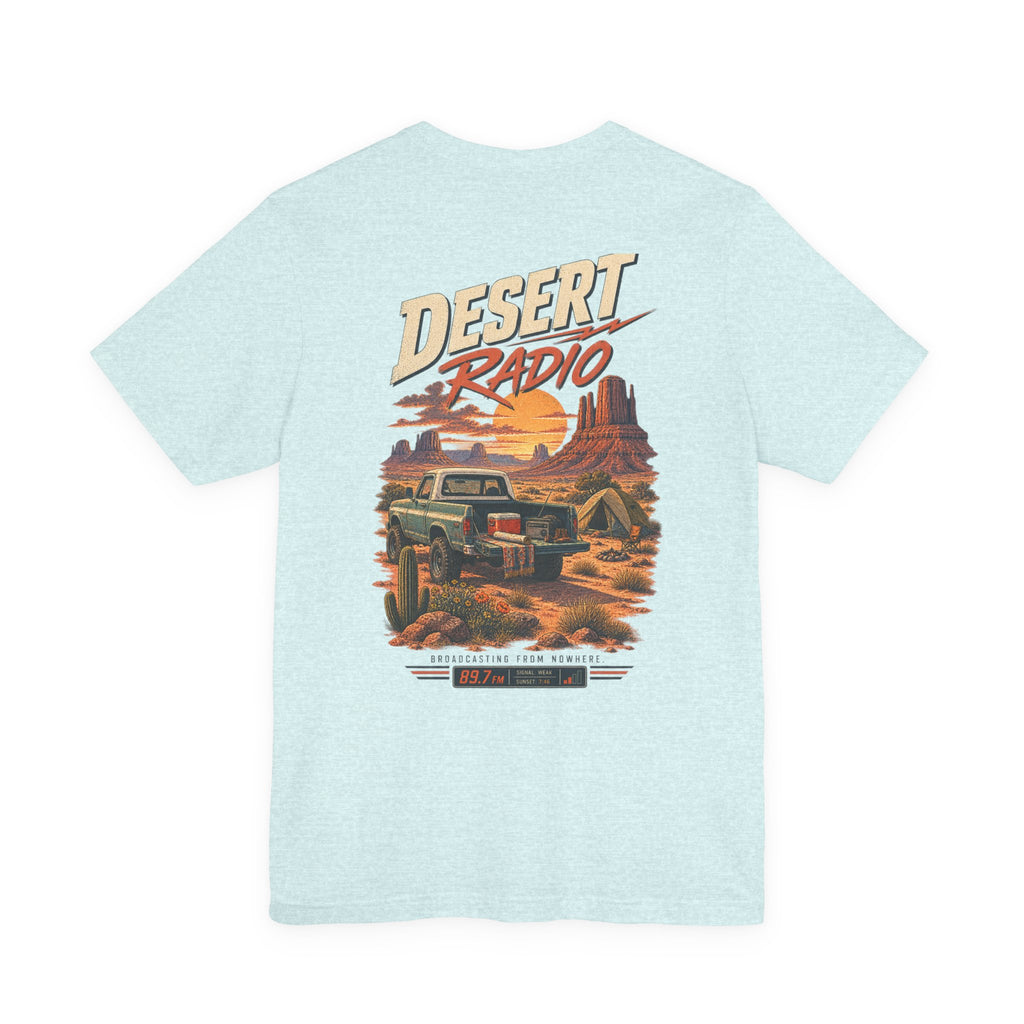 Desert Radio Tee — '89.7 Nowhere FM' Vintage Desert Radio Graphic T-Shirt