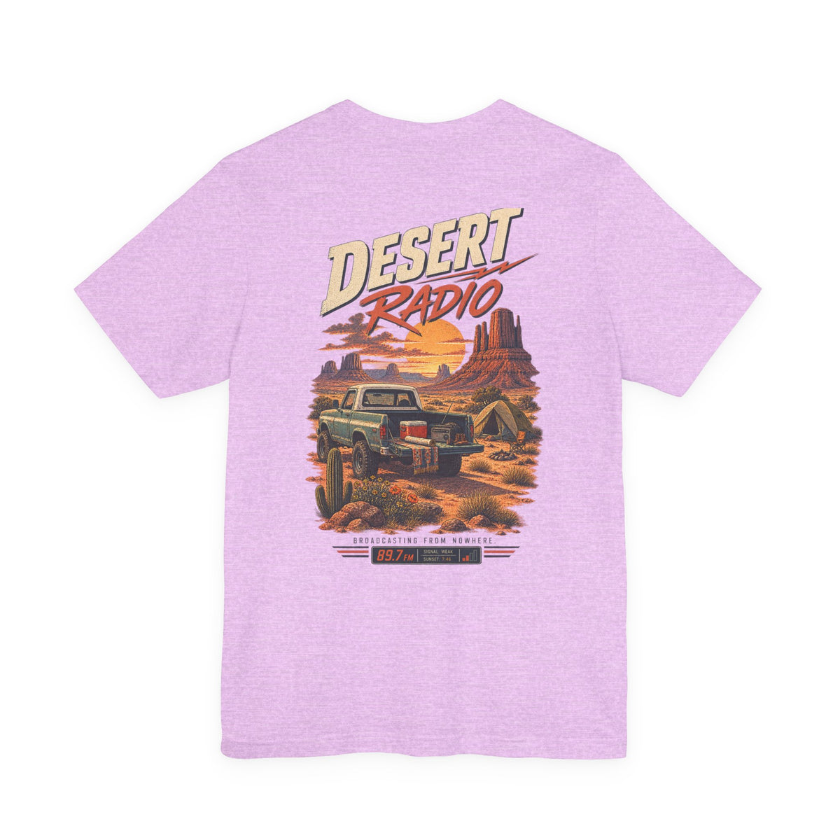 Desert Radio Tee — '89.7 Nowhere FM' Vintage Desert Radio Graphic T-Shirt