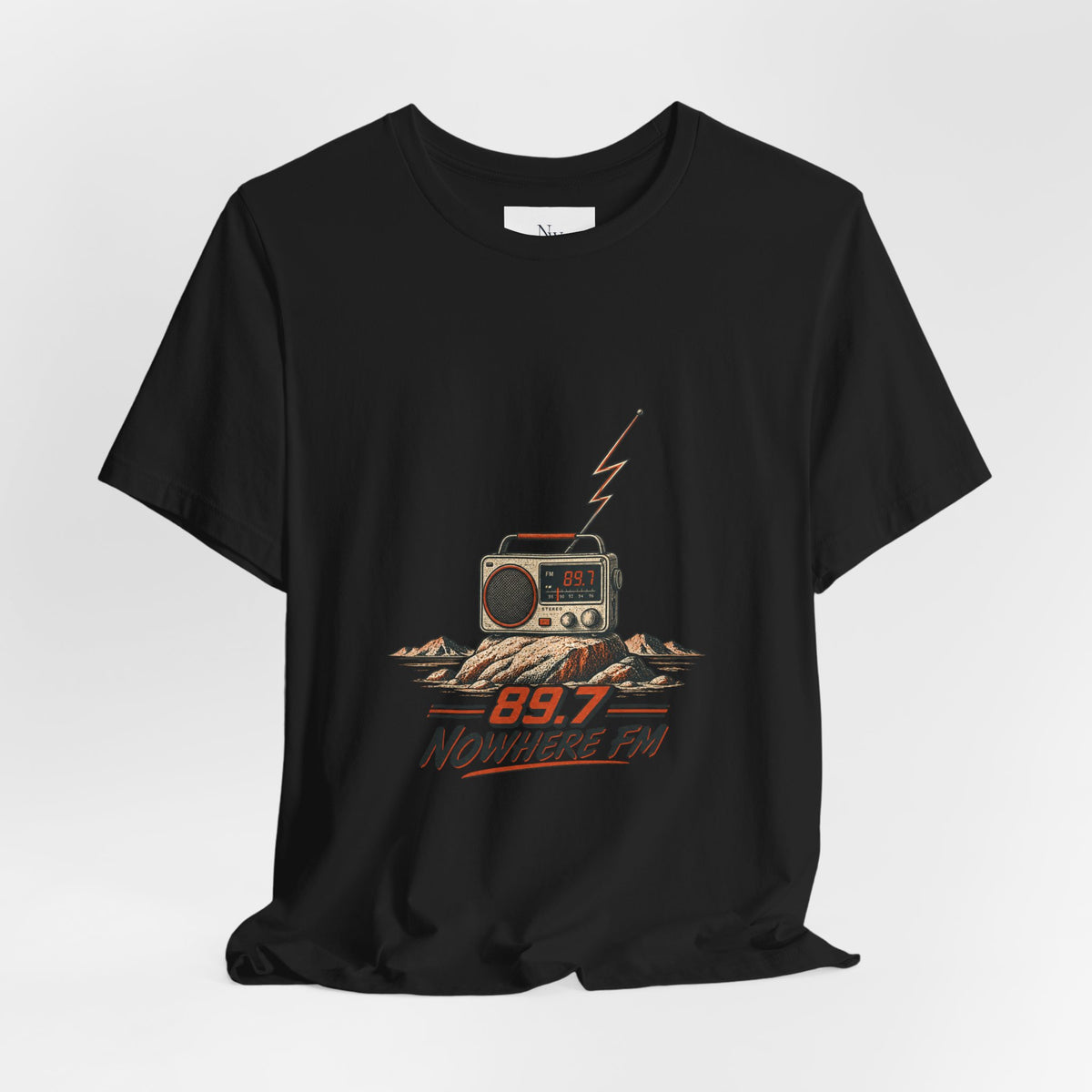 Desert Radio Tee — '89.7 Nowhere FM' Vintage Desert Radio Graphic T-Shirt