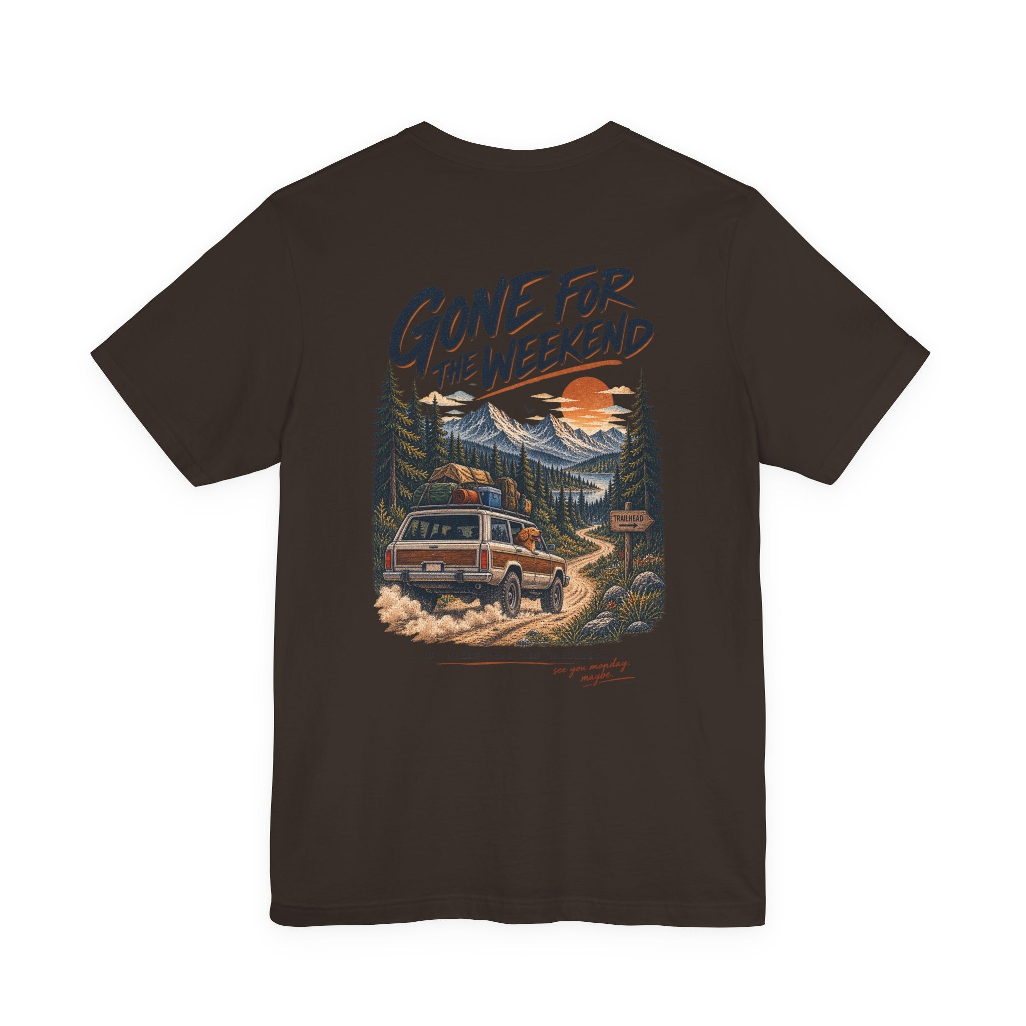 Adventure Tee — "Gone for the Weekend" Off‑Road Van Graphic T‑Shirt