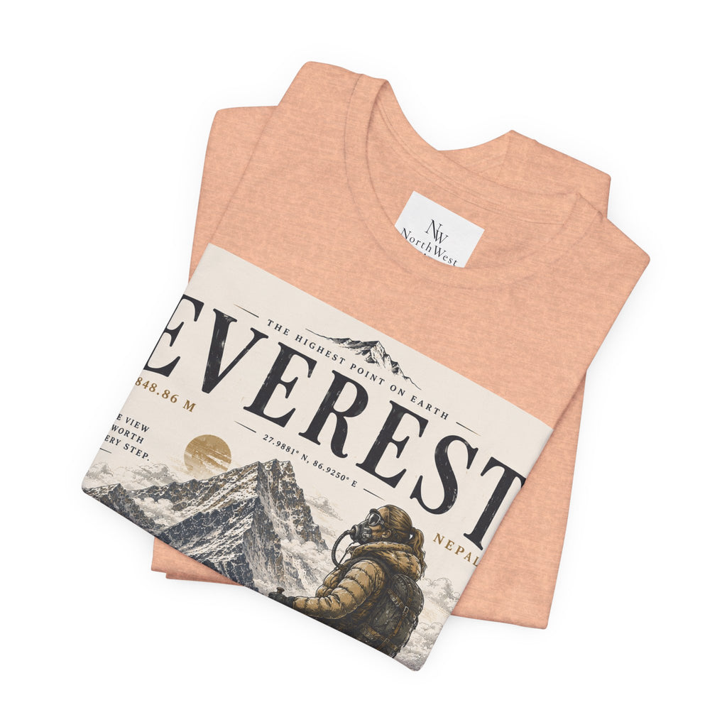 Everest Adventure Tee — Mountain Climber Vintage Graphic T‑Shirt