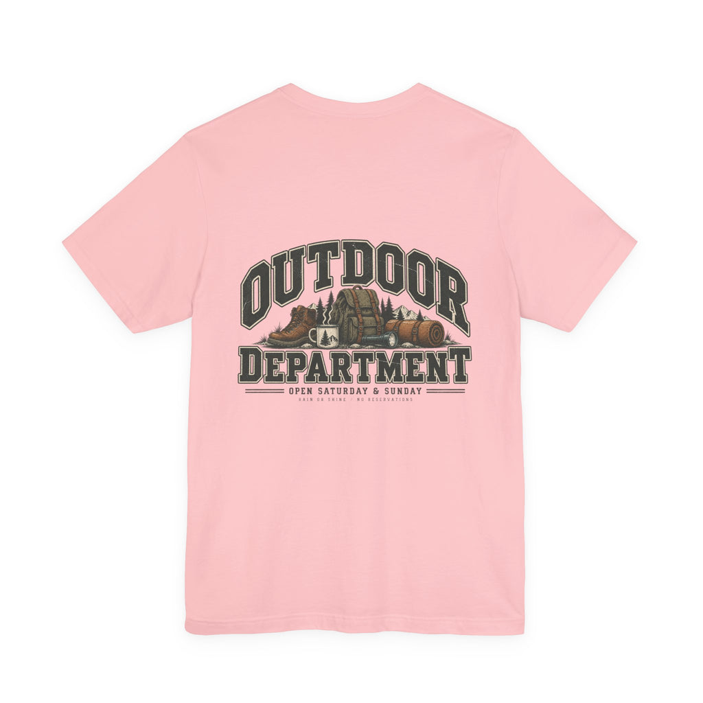 Outdoor Dept. Graphic Tee — Adventure Camping T-Shirt