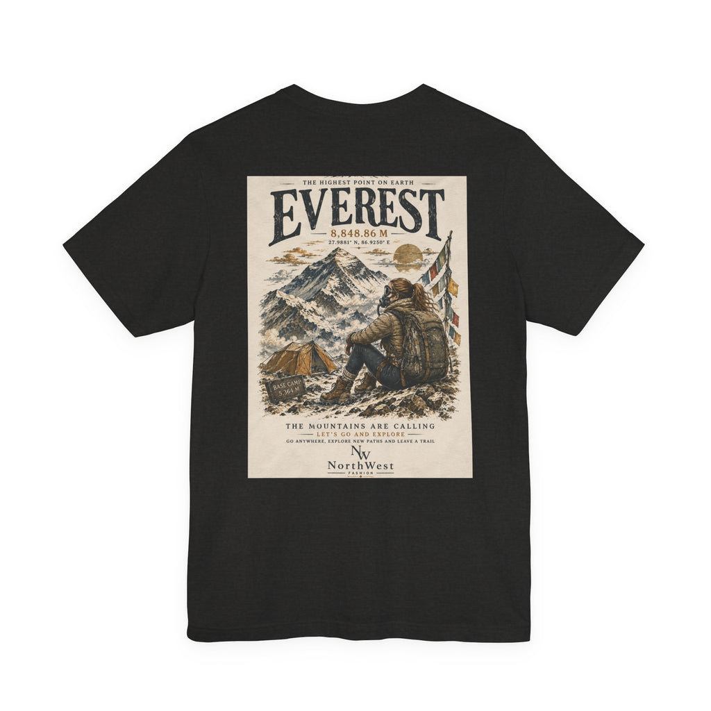 Everest Adventure Tee — Mountain Climber Vintage Graphic T‑Shirt
