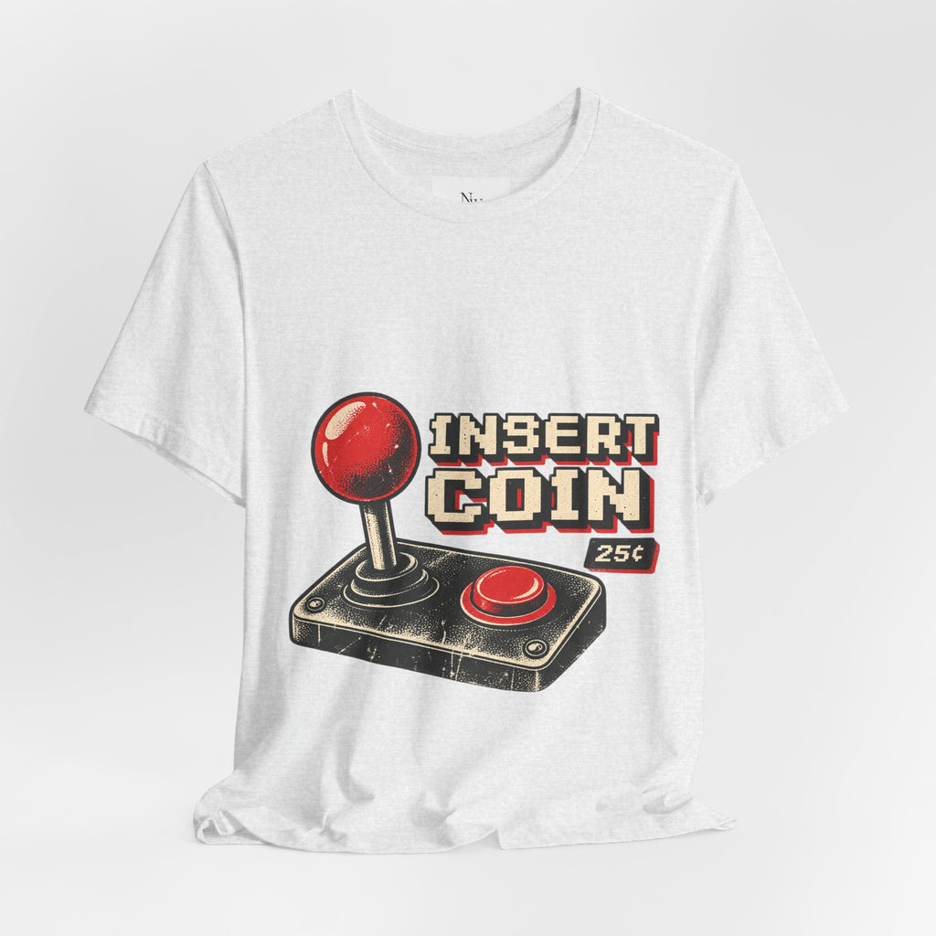 Insert Coin Arcade T‑Shirt — "One More Game" Retro Gaming Tee