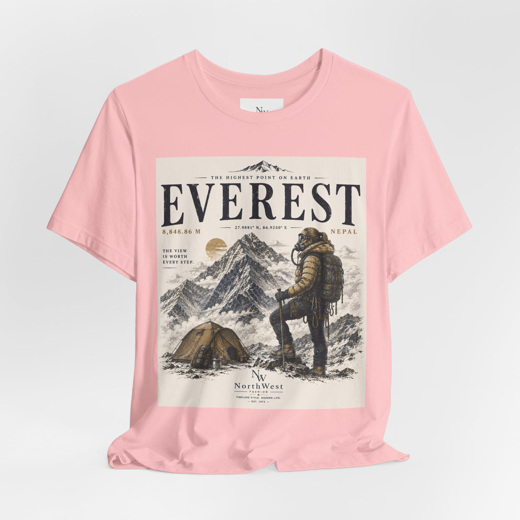 Everest Adventure Tee — Mountain Climber Vintage Graphic T‑Shirt