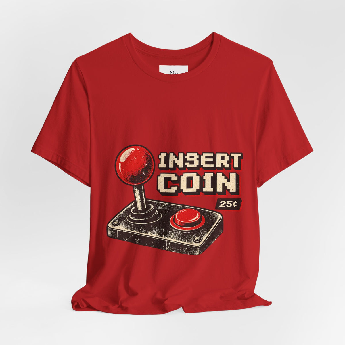 Insert Coin Arcade T‑Shirt — "One More Game" Retro Gaming Tee
