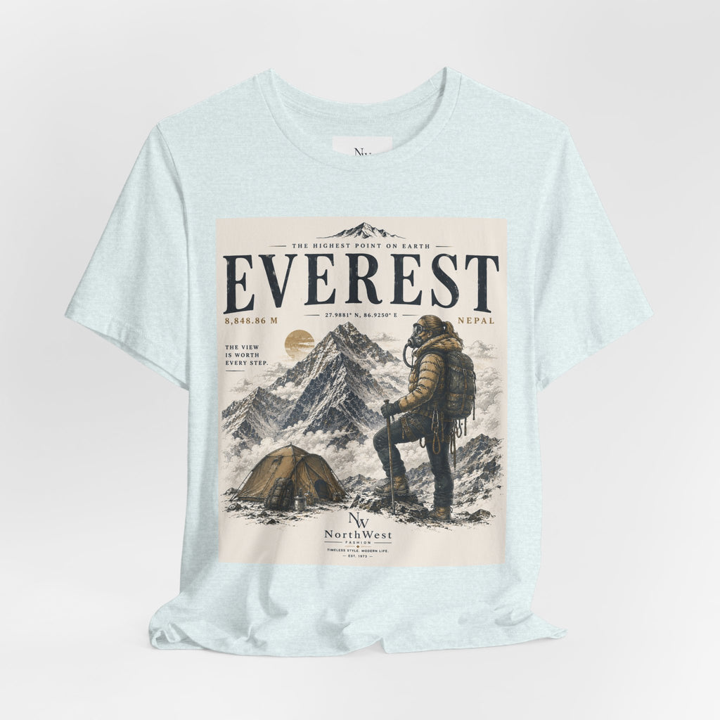 Everest Adventure Tee — Mountain Climber Vintage Graphic T‑Shirt