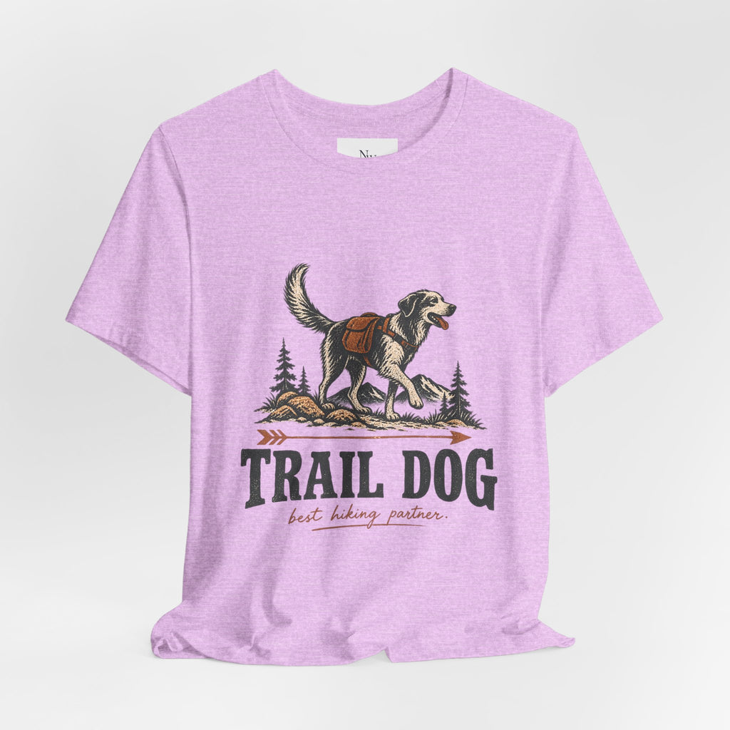 Trail Dog Tee — "Trails Are Better With Dogs" Outdoor Hiking Shirt
