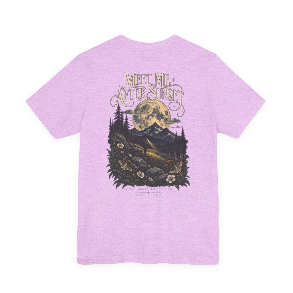 Meet Me After Sunset Tee — Vintage Moth & Moon Graphic T-Shirt