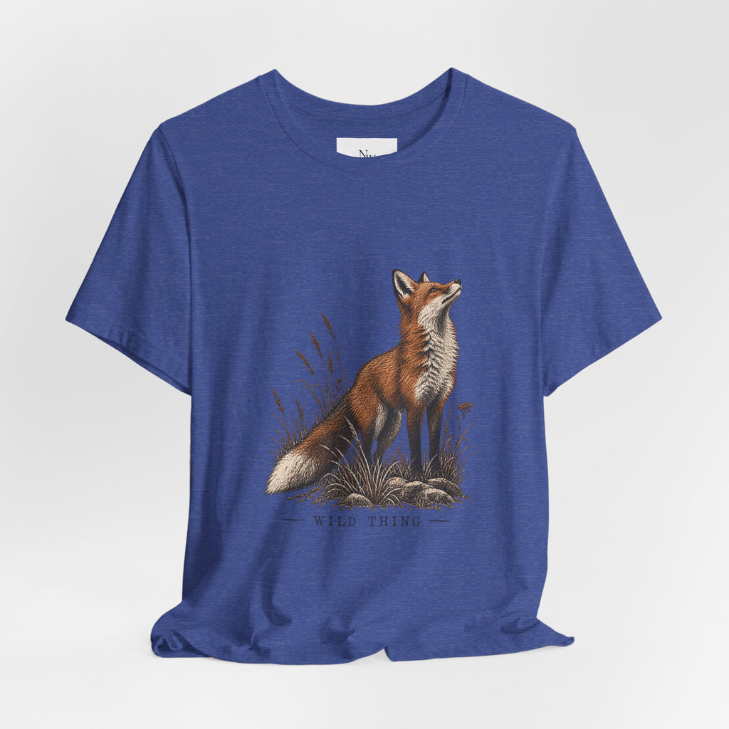 Wild Things Fox Tee — Woodland Nature Graphic T-Shirt