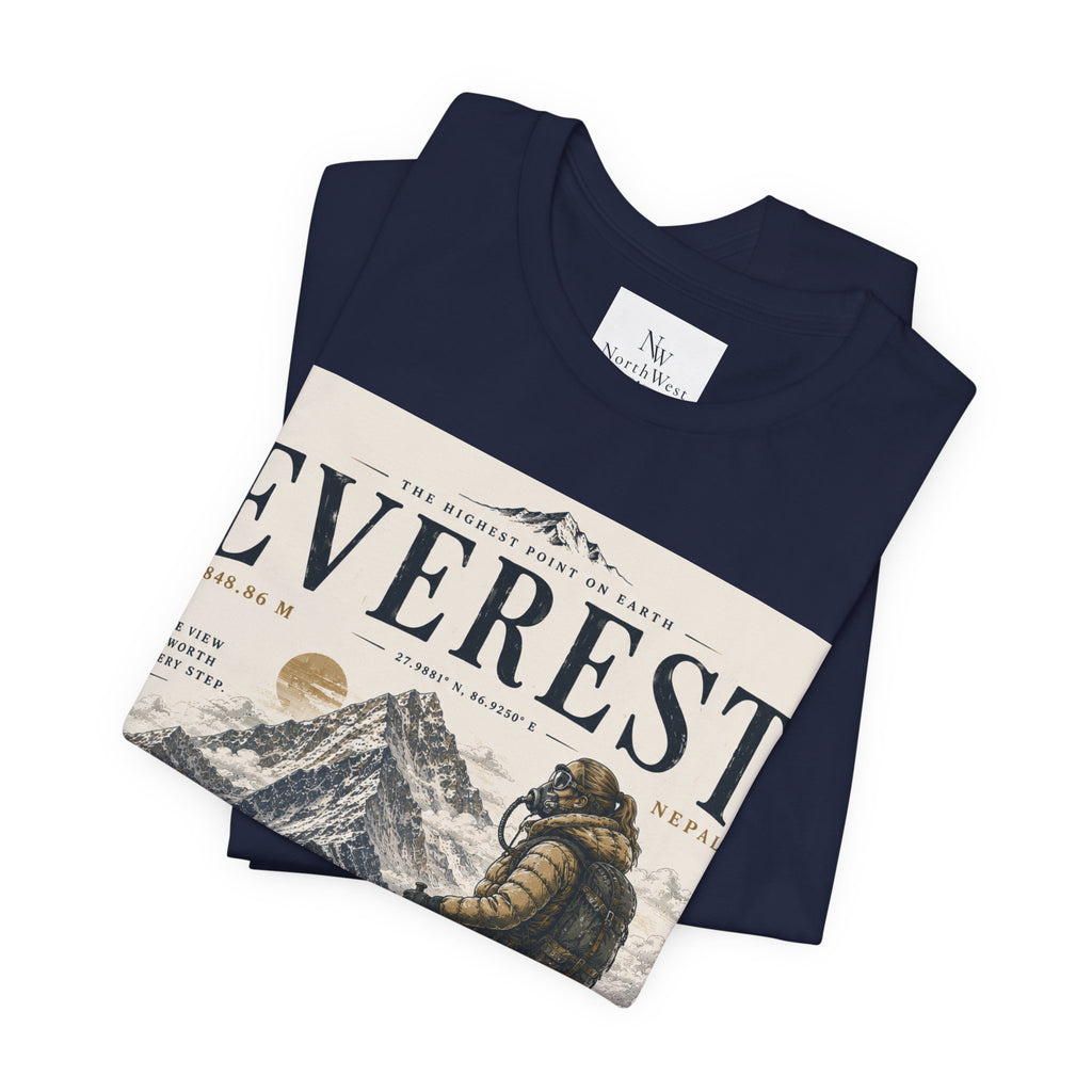 Everest Adventure Tee — Mountain Climber Vintage Graphic T‑Shirt