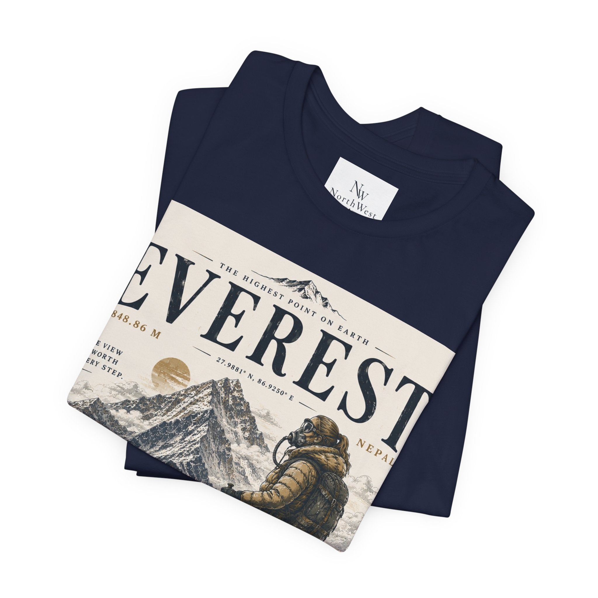 Everest Adventure Tee — Mountain Climber Vintage Graphic T‑Shirt