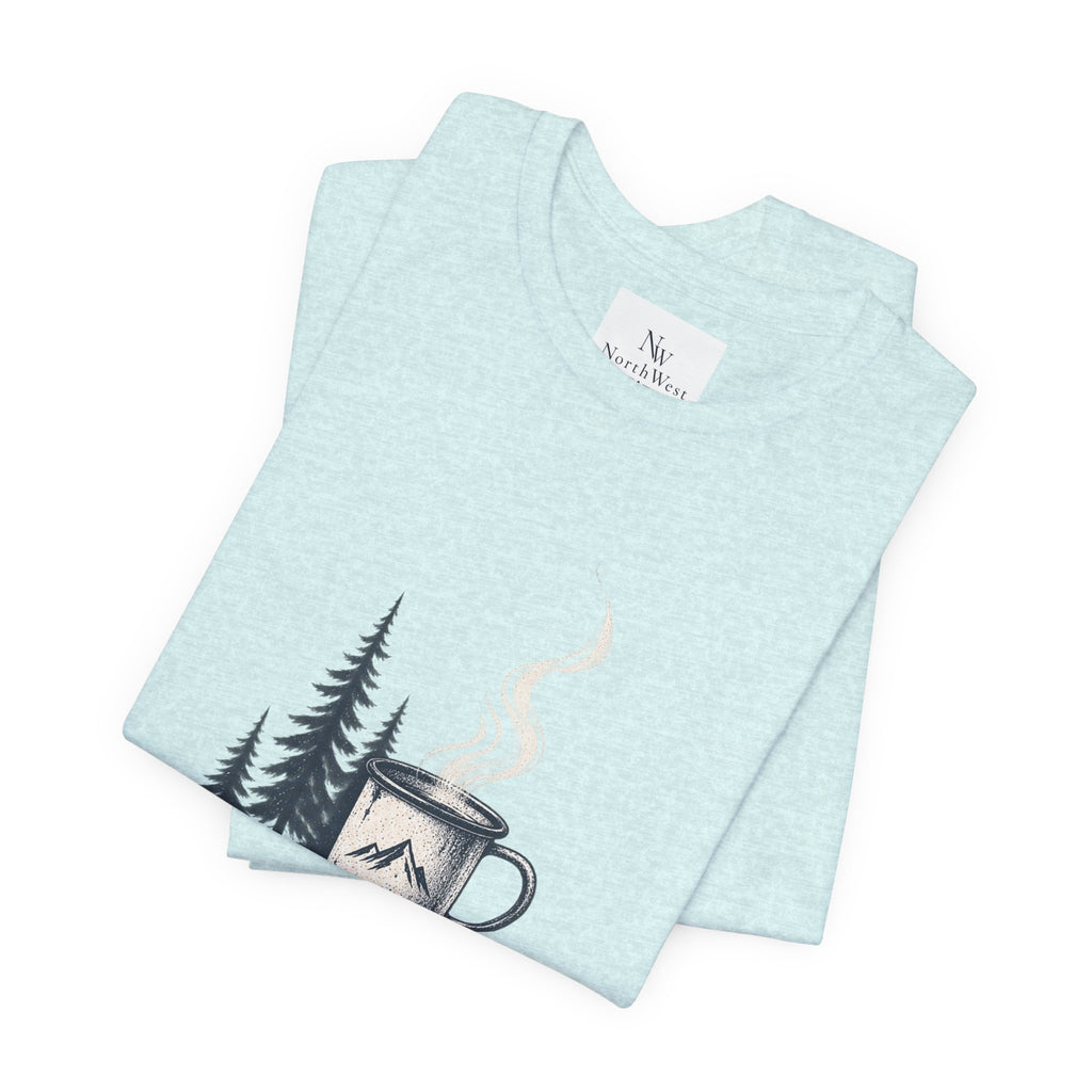 5:42 AM Camping T‑Shirt — "Before Everyone Else" Morning Coffee & Mountain Tee