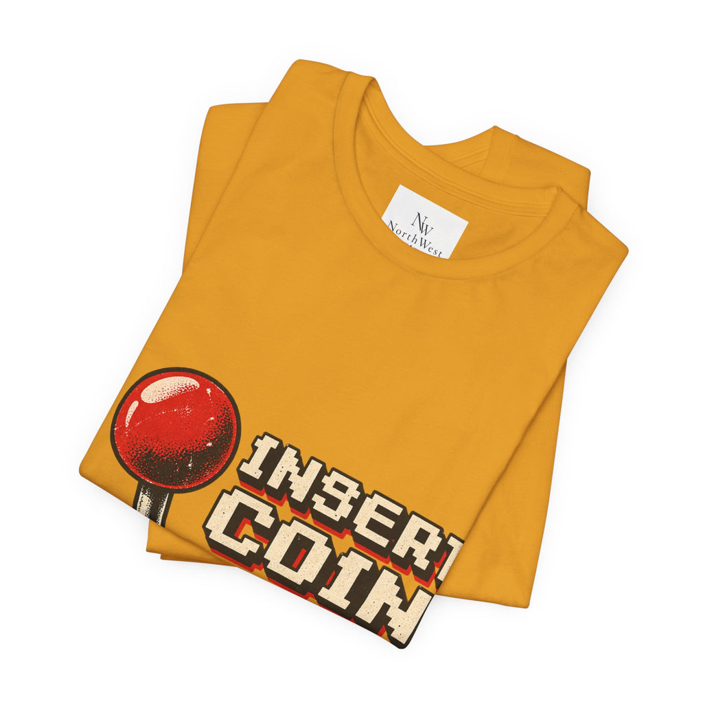 Insert Coin Arcade T‑Shirt — "One More Game" Retro Gaming Tee