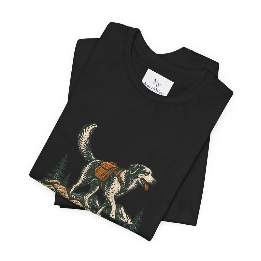 Trail Dog Tee — "Trails Are Better With Dogs" Outdoor Hiking Shirt