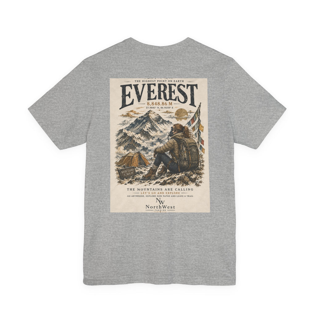Everest Adventure Tee — Mountain Climber Vintage Graphic T‑Shirt